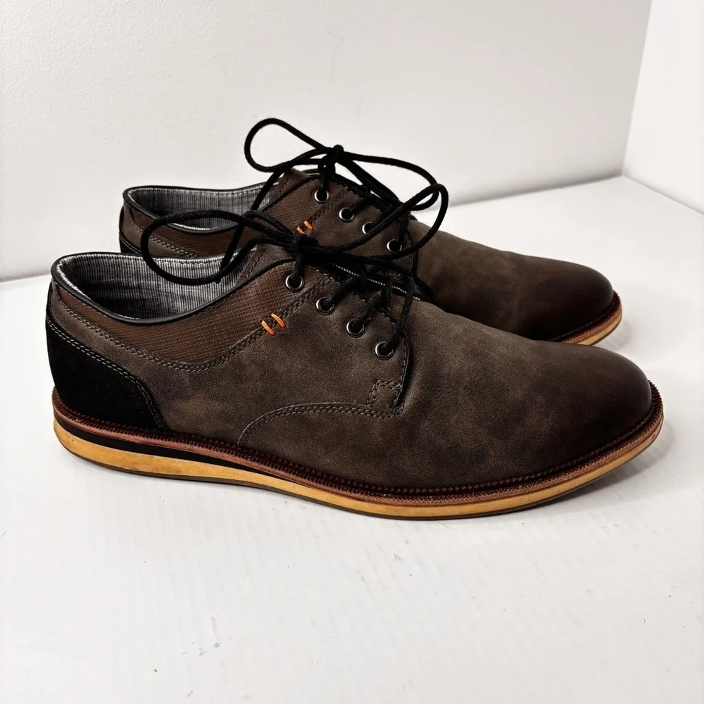 Sonoma Goods For Life Vitalize Ortholite Tie Shoes Size 11 Dark Gray Oxford